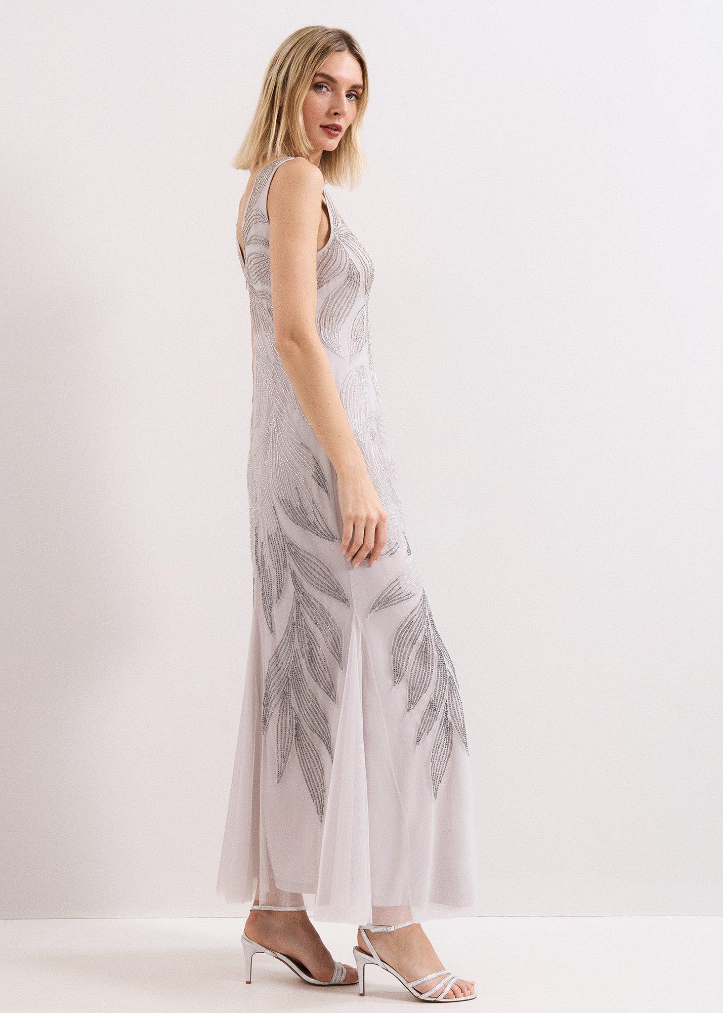 Reina Beaded Maxi Dress