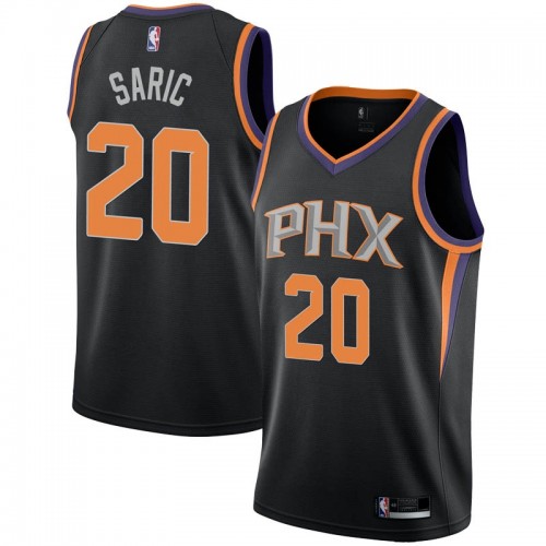 Black Nike Phoenix Suns #20 Suns Jersey - Polyester Premium Quality
