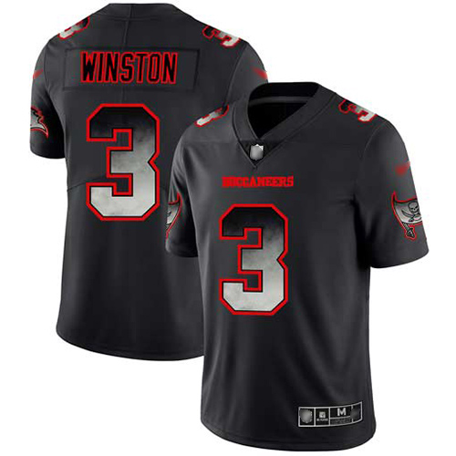 NFL T B Buccaneers #3 Jameis Winston Red Limited Jersey-v8