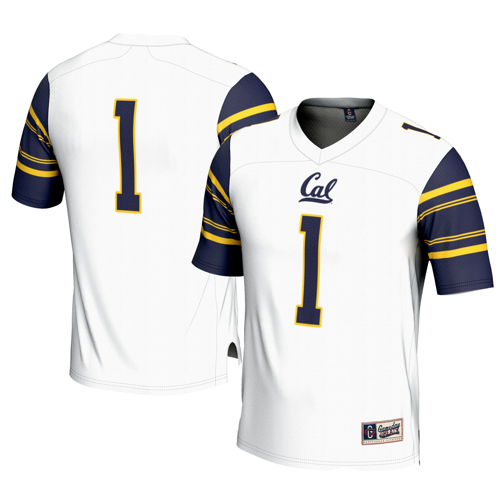#1 Cal Bears GameDay Greats 2026/2027 Football Jersey - White