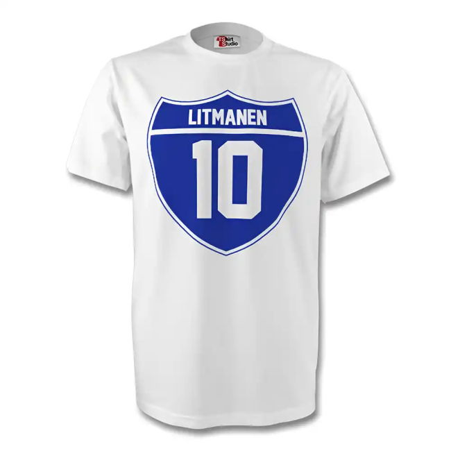 Authentic Jari Litmanen Finland Cup Authentic Kit Player Durable