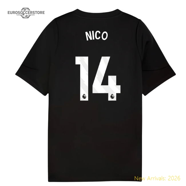 Safe Man City Kids Jersey Nico 2025-2026 Performance Fabric