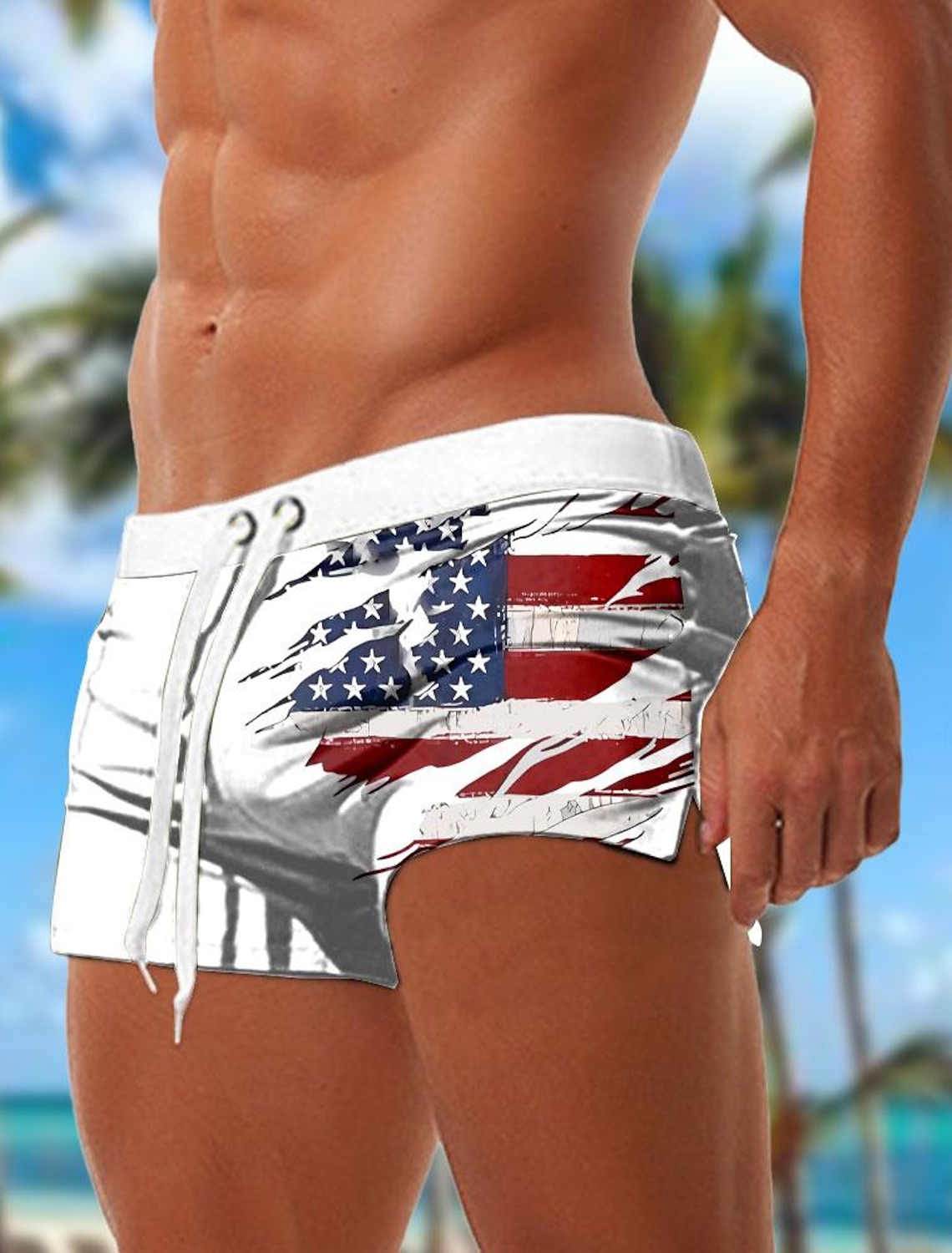 4th of July 2026 250th Men's American Flag Veterans Zip Polo Shirts Golf Shirt Short Sleeve Polo Shirts Collared Shirts Casual Streetwear Vacation Wear Party Outfits 3D Print Quarter Zip Polo Spring