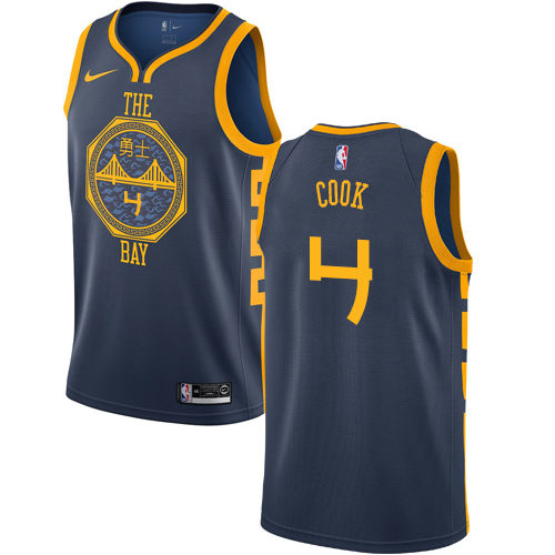 Quinn #4 GSW Game-Ready NBA Swingman Jersey Performance
