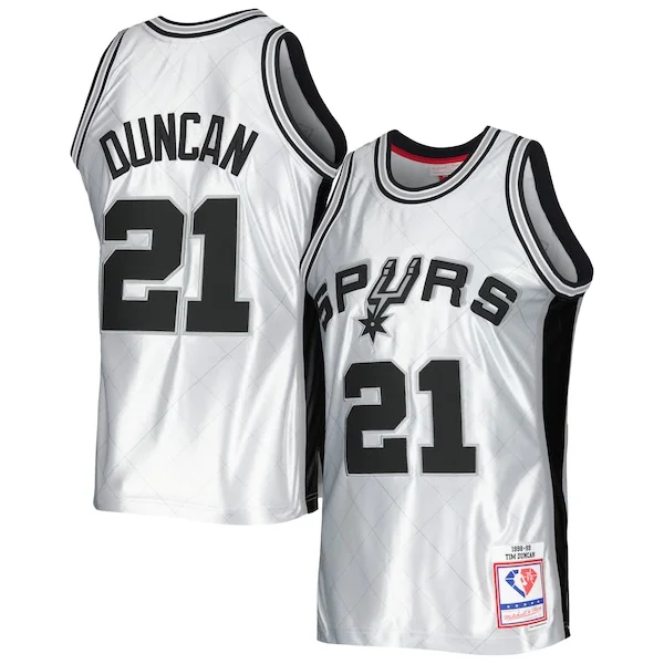Premium-Quality Tim Duncan SAS Swingman Jersey - Team Colors