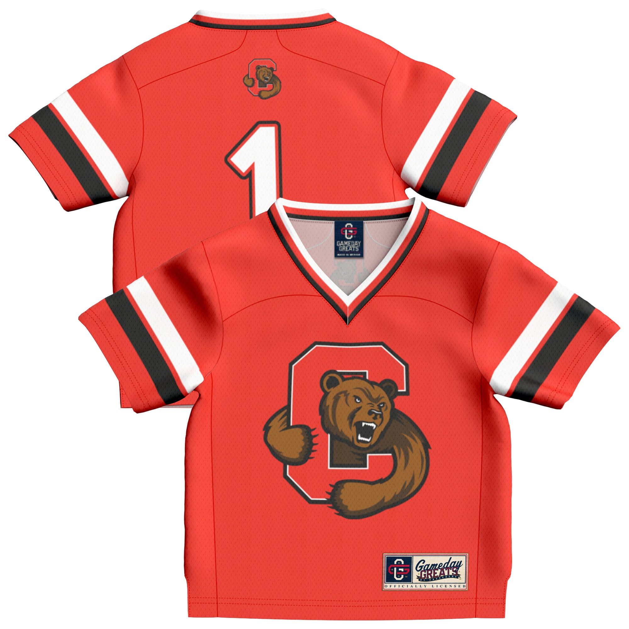 [Toddler] Cornell Big Red #1 Football Jersey - Red | Stadium Series 2026