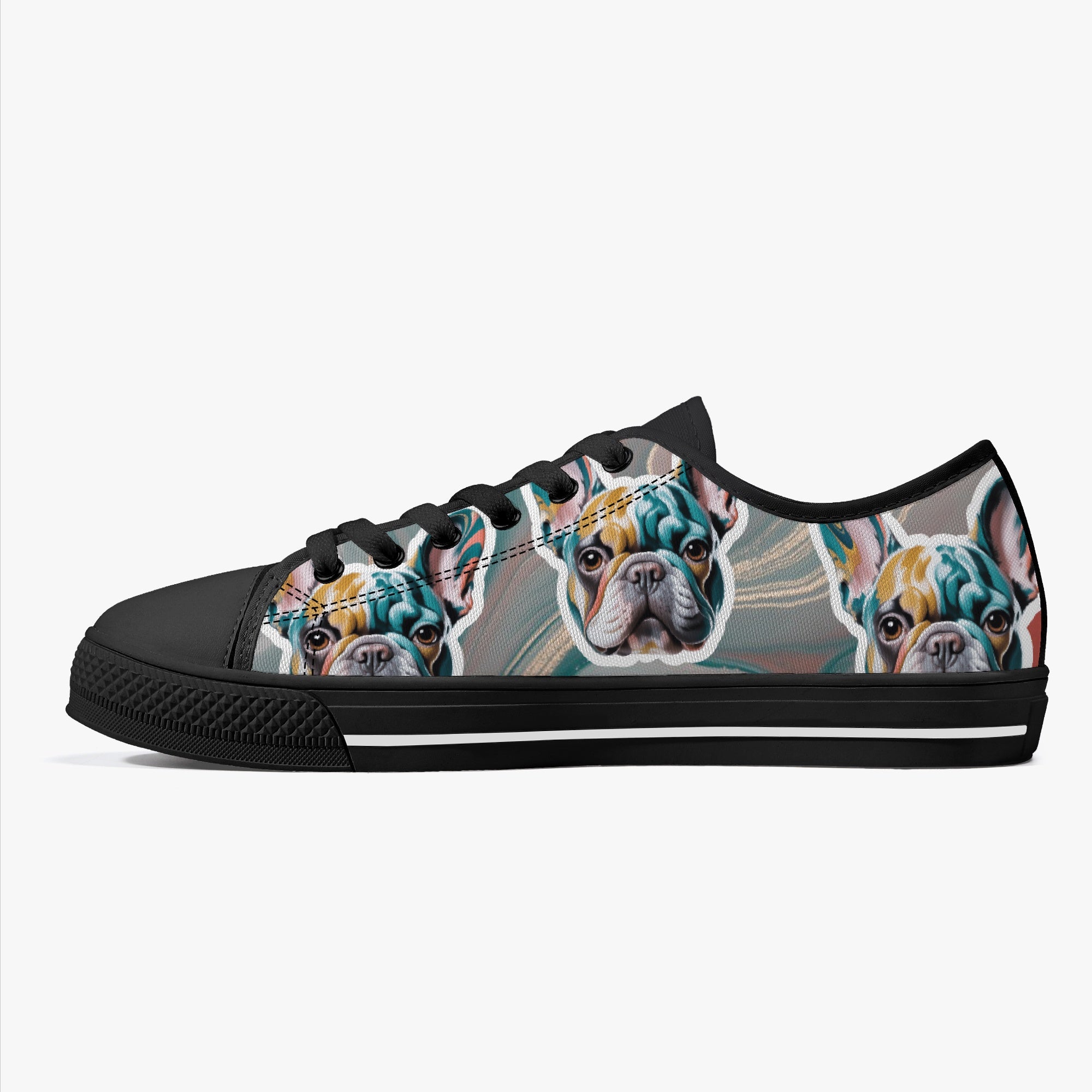 Pet-Lover Elton - Classic Low-top Canvas Shoes for Pet Enthusiasts