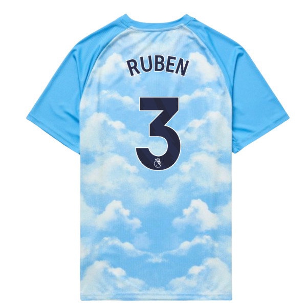 [HP] 2026-2027 Man City Warm Up Jersey (Icy Blue) - Kids (Ruben 3)