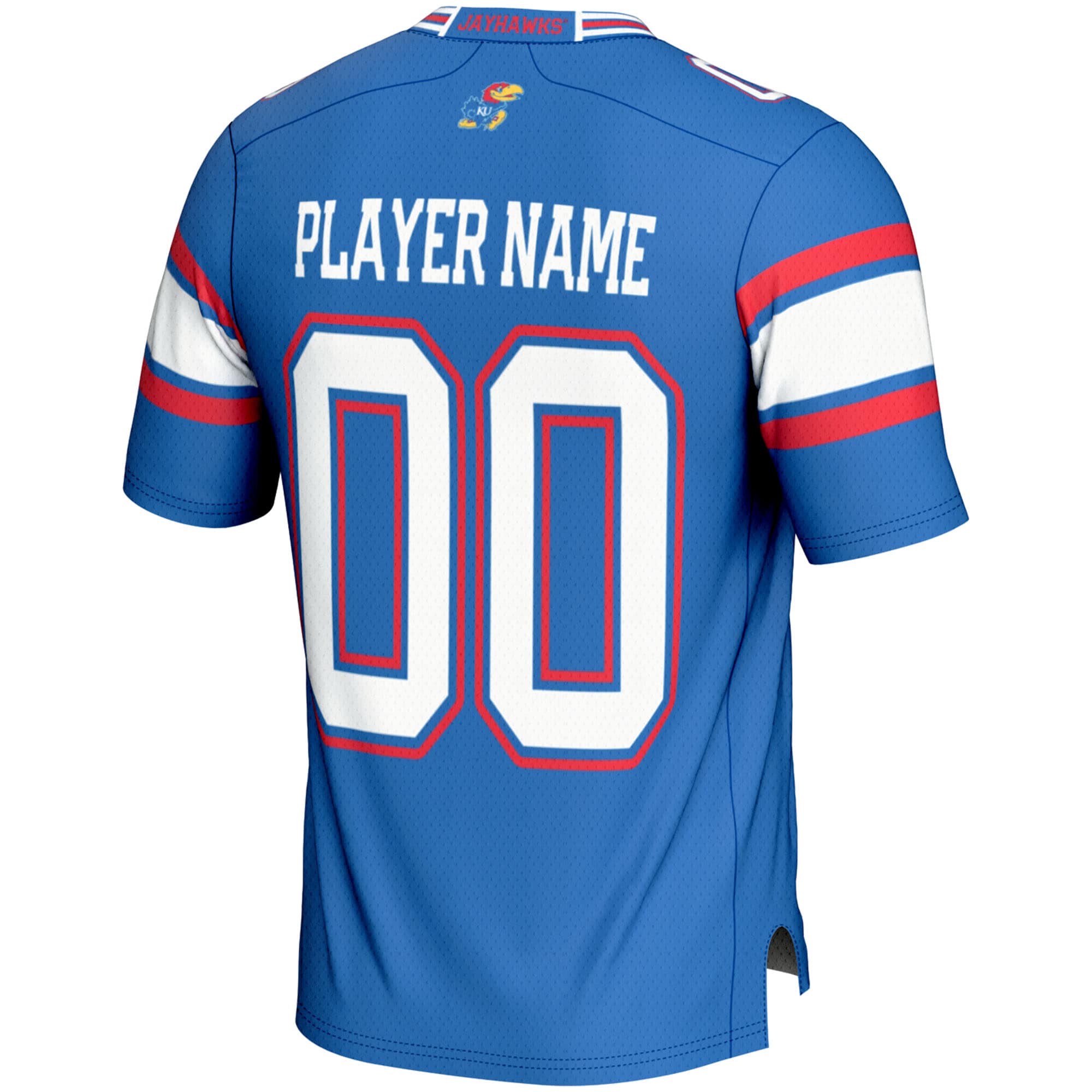 Kansas Jayhawks GameDay Greats Youth NIL Pick-A-Player Football Jersey - Royal
