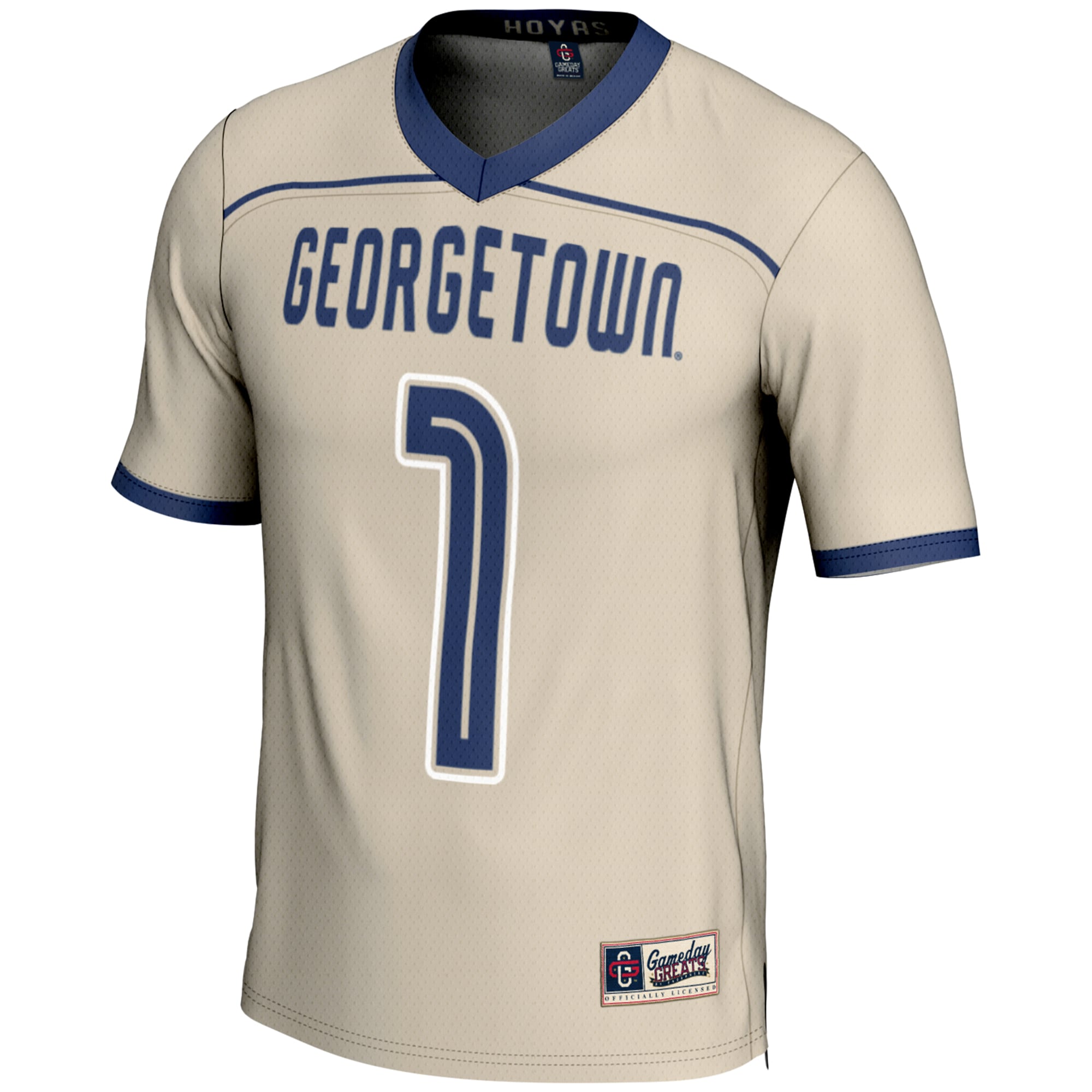 [NJP] Georgetown Hoyas GameDay Greats #1 Lightweight Lacrosse Jersey - Gray