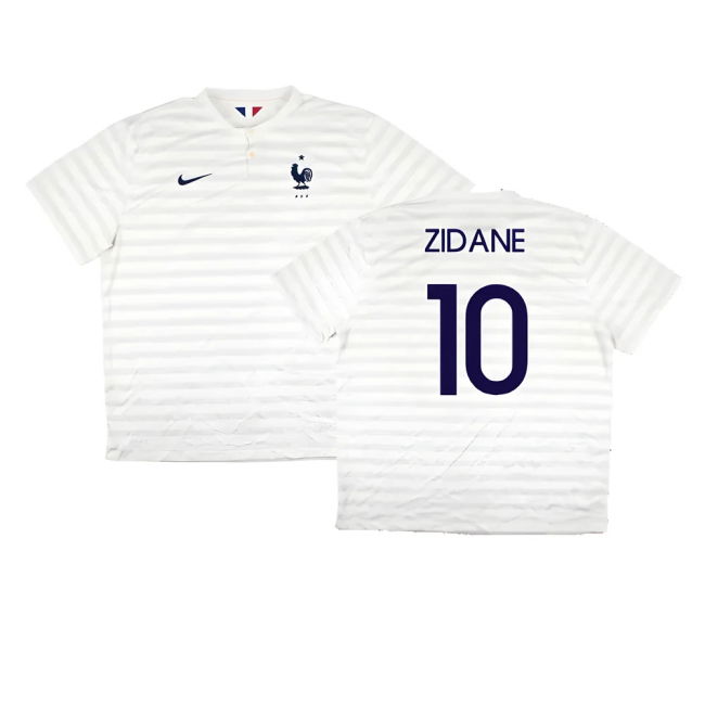 Zidane 10 2014-2015 France Soccer Team Away Kit