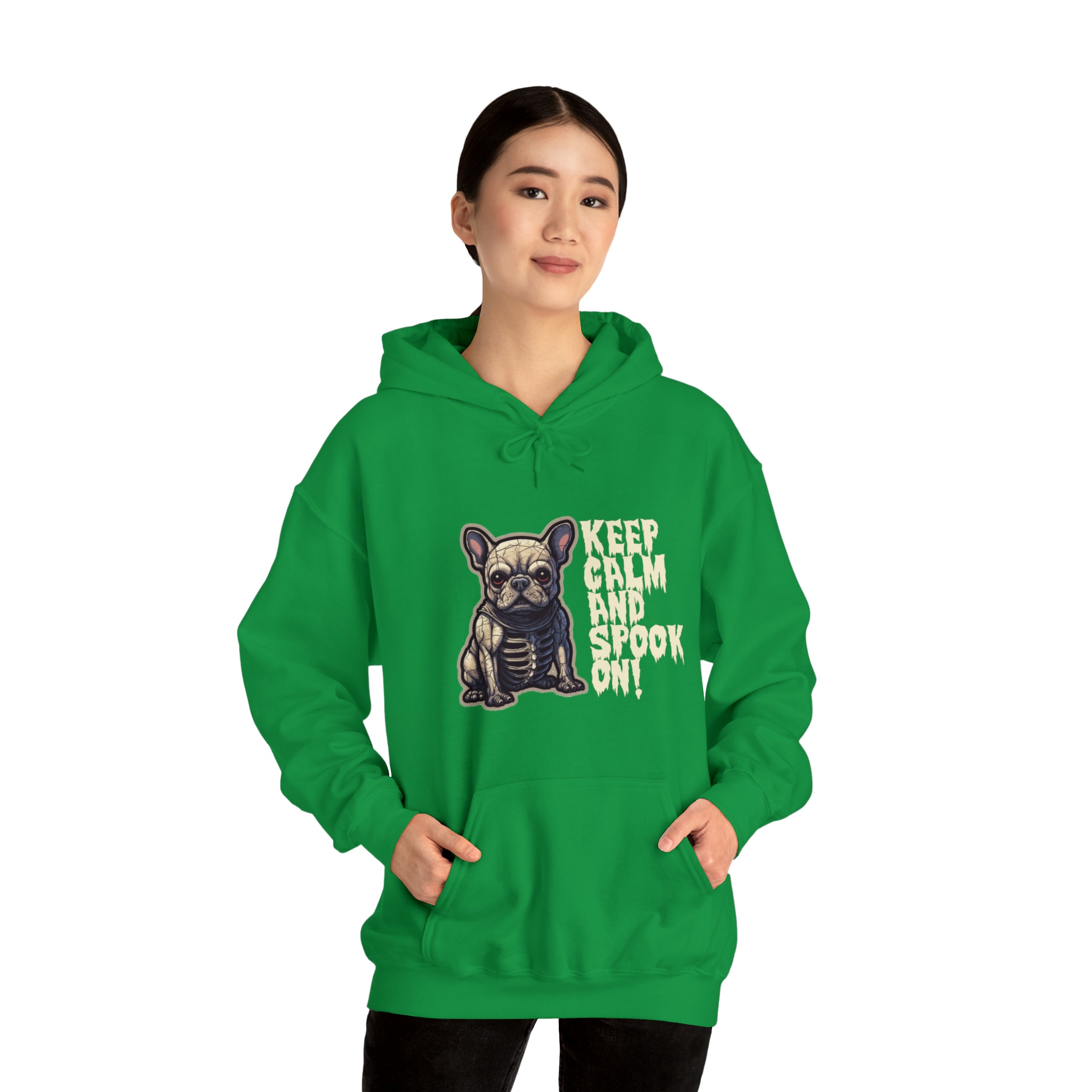 Keep Calm and Spook On Halloween Unisex Hoodie