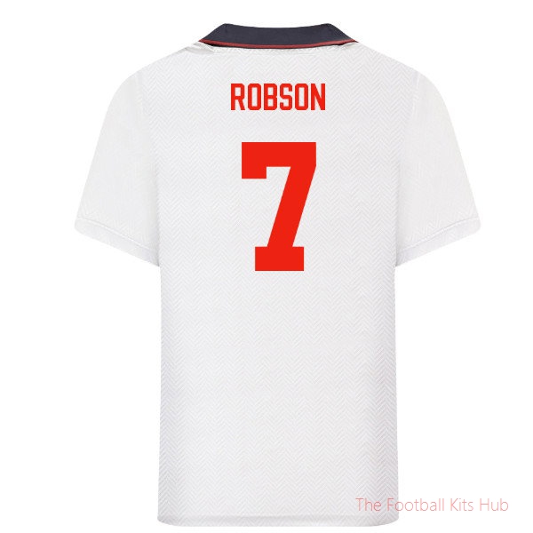 1993 England Home Retro Shirt (Robson 7)
