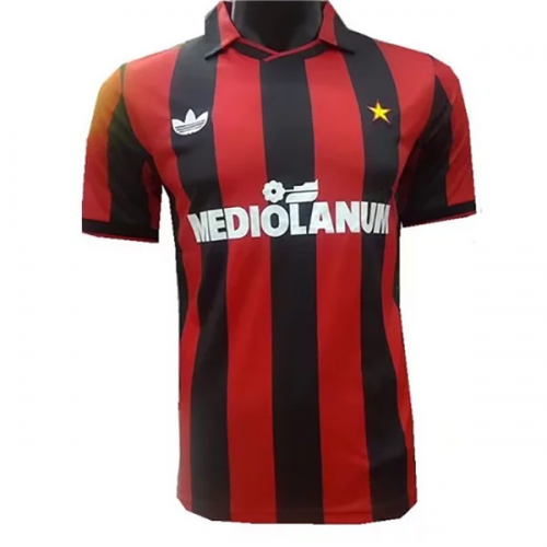 AC Milan Home 9192 Retro Soccer Shirt - Official Replica 9837