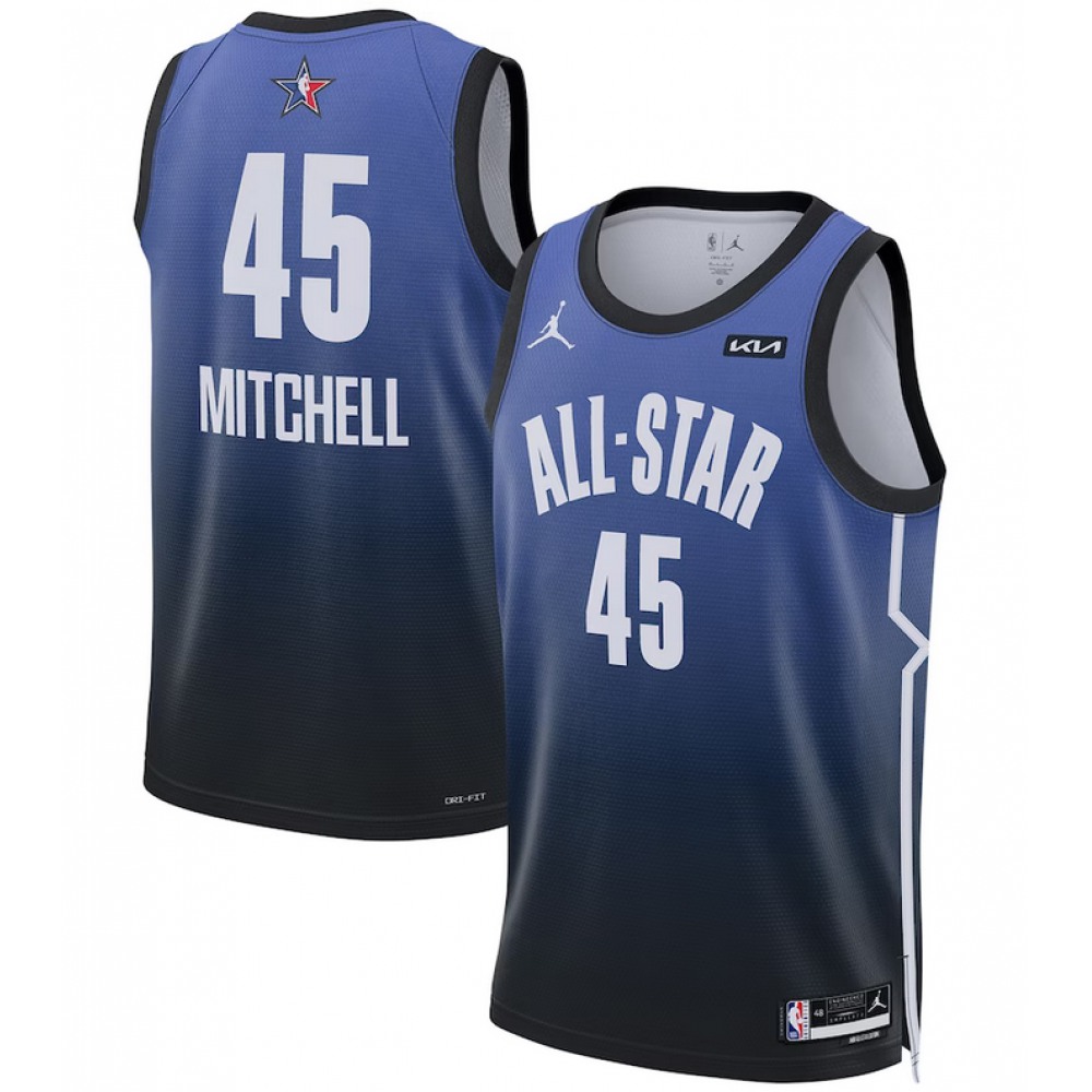 Durable Jersey Donovan Mitchell45 Blue - - NBA Collection
