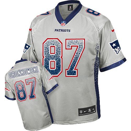 Authentic NFL NE Patriots #87 Rob Gronkowski Team Color Elite Jersey