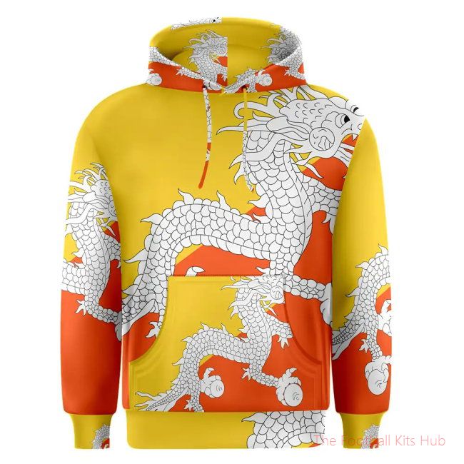 Men Bhutan Sublimated Flag Hoody