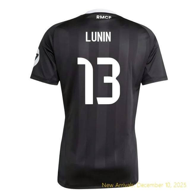 2025-2026 Real Madrid Third Shirt - High Quality Uniform (Lunin 13) -...