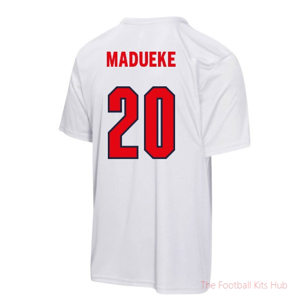 England 2026 T-Shirt Madueke #20 Junior Soccer Jersey - Team Kit