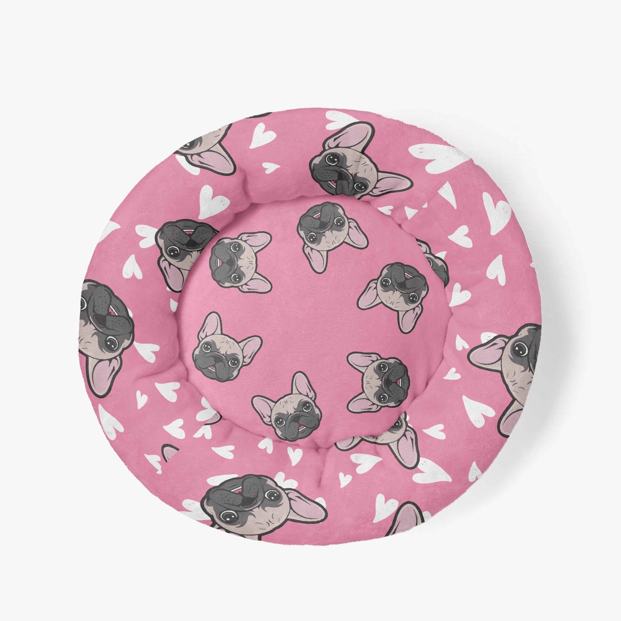 Weather-Resistant Tofu - Cloud-comfort Frenchie Bed | Anti-anxiety Fr...