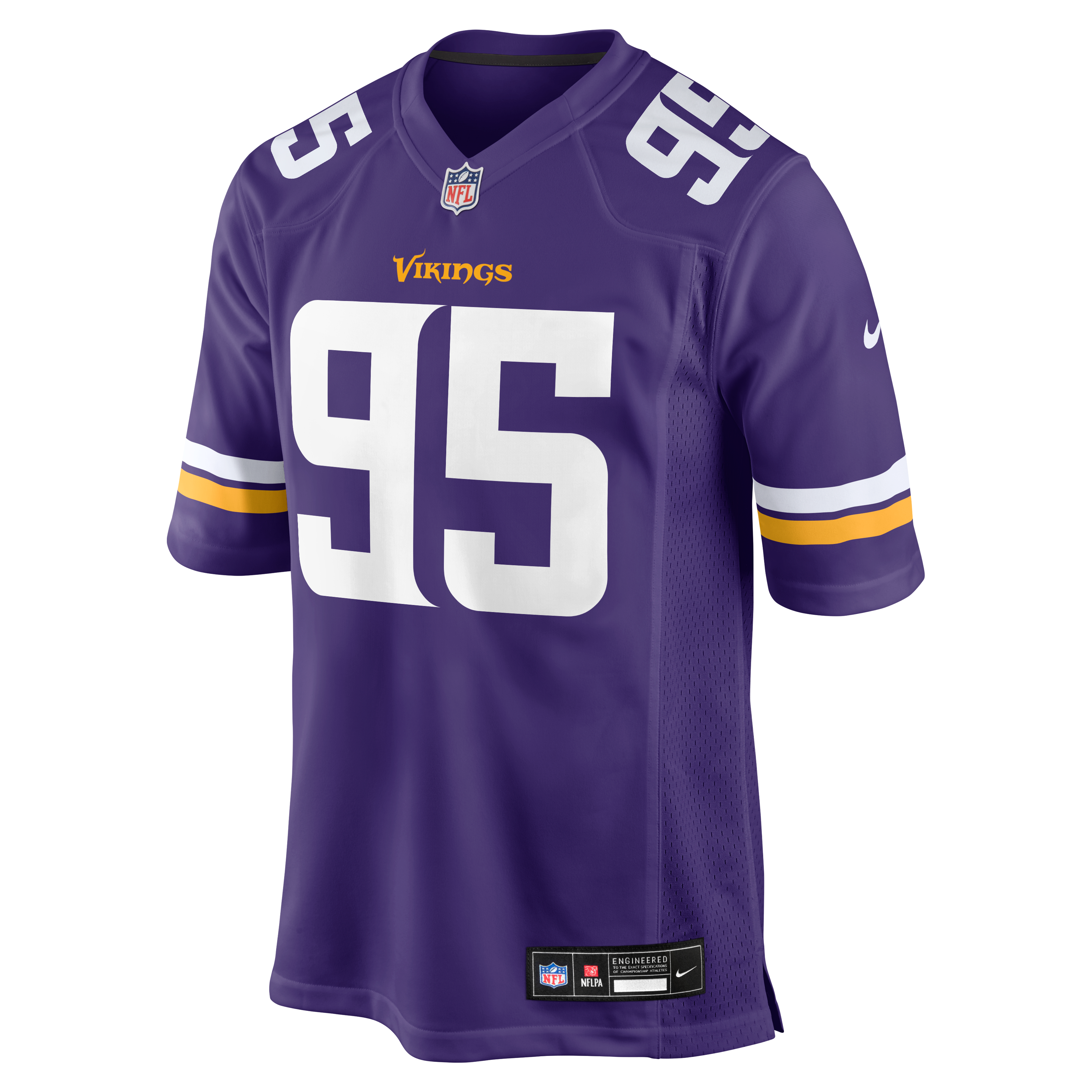[LK] Caleb Banks Minnesota Vikings 2026 NFL Draft First Round Pick No. 18 Team Game Jersey - Purple
