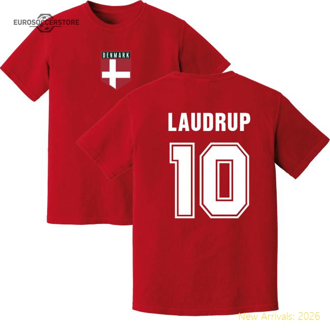 Laudrup Denmark Training Fan Collection Jersey Stadium Approved