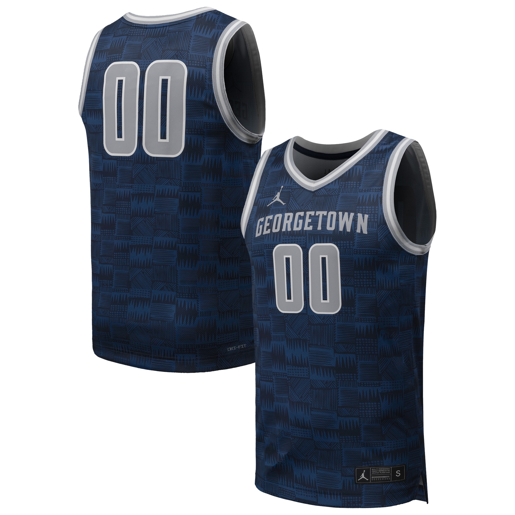 [NJP] Women's Georgetown Hoyas Replica Basketball Jersey - Navy