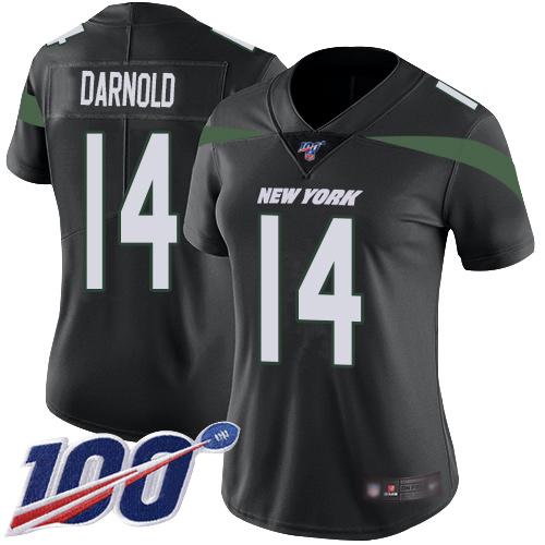 NFL Y J Jets Sam Darnold #14 Green Limited Game Jersey - Premium