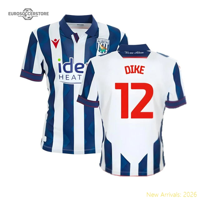 West Brom Wba Home Kit 2024-2025 Supporter Jersey