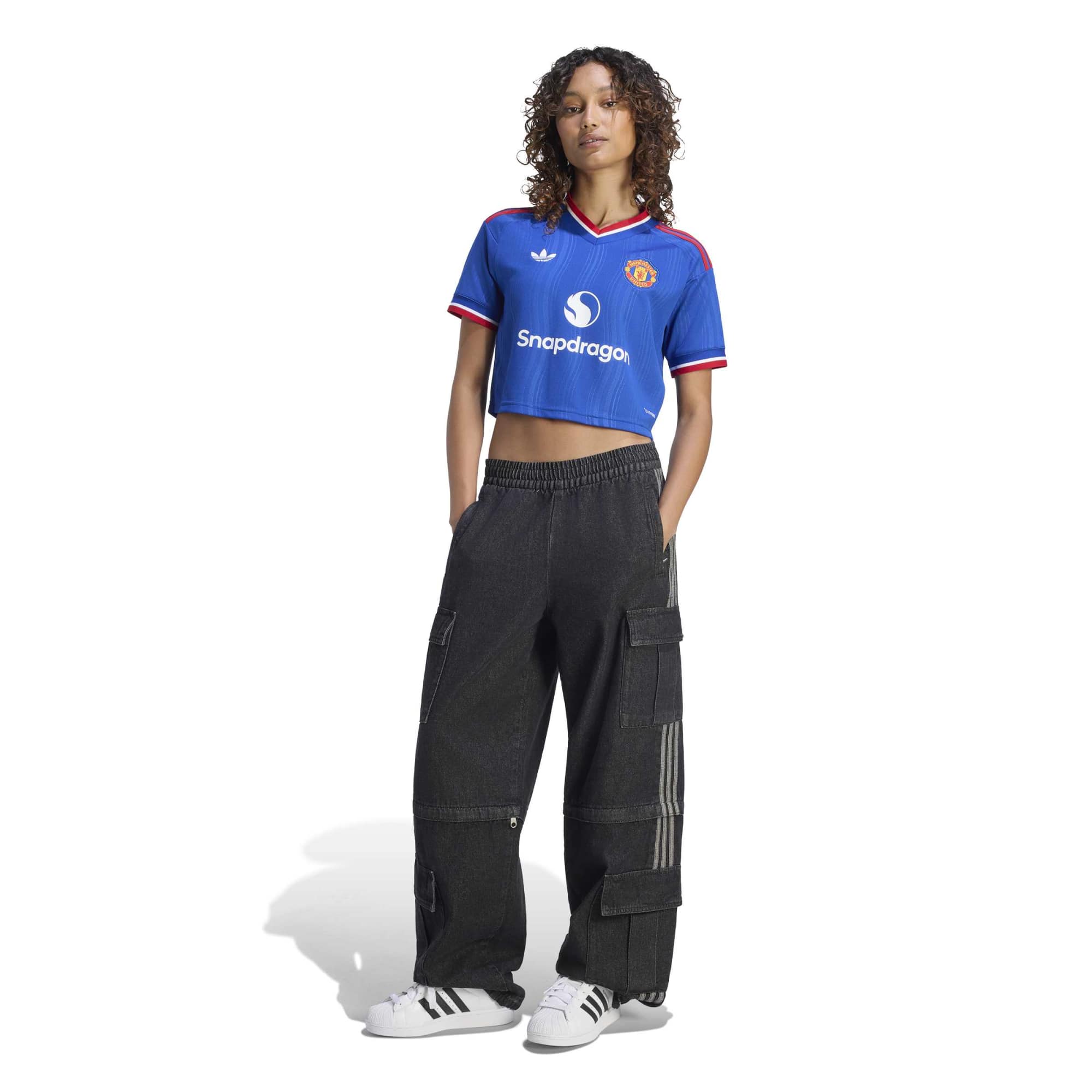 [LK] Manchester United Women's 2026/27 Away Cropped Replica Jersey - Royal