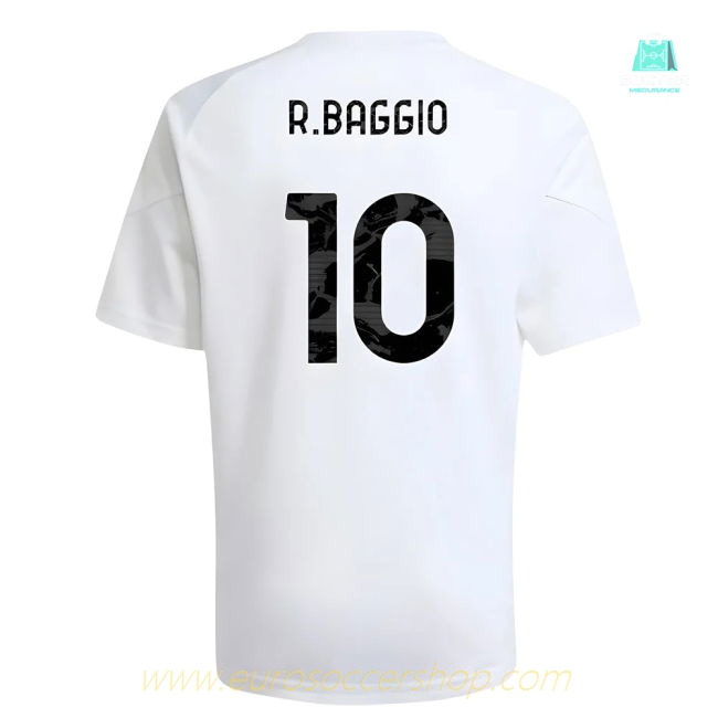 2025-2026 Juventus Training Shirt (White) - Kids (R.Baggio 10)