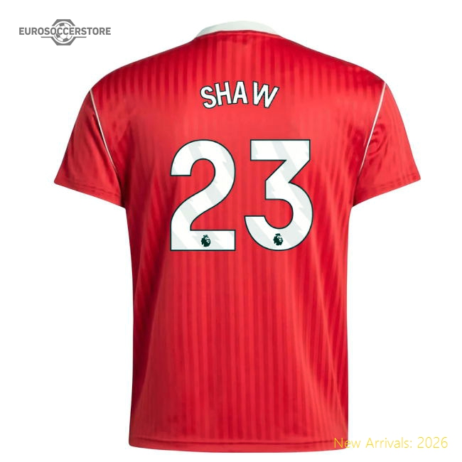 Authentic Manchester United Terrace Icons Shirt (red) (shaw 23)
