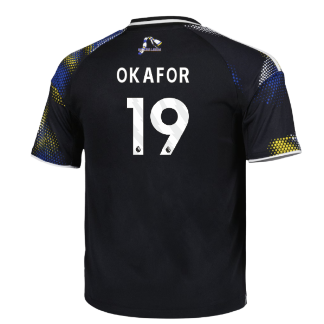Kids Okafor 19 Leeds Football Club Trendy Third Football Shirt