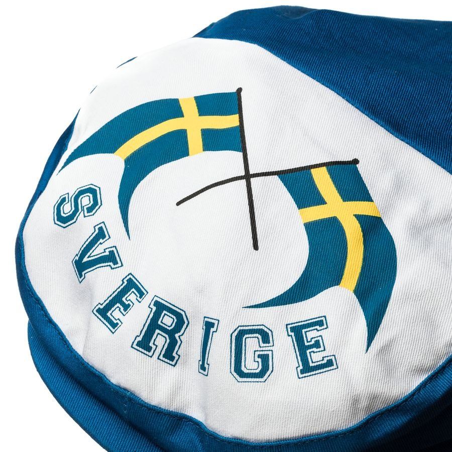Sweden Sixpence Hat Blue/pure White In Multiple Adult Sizes