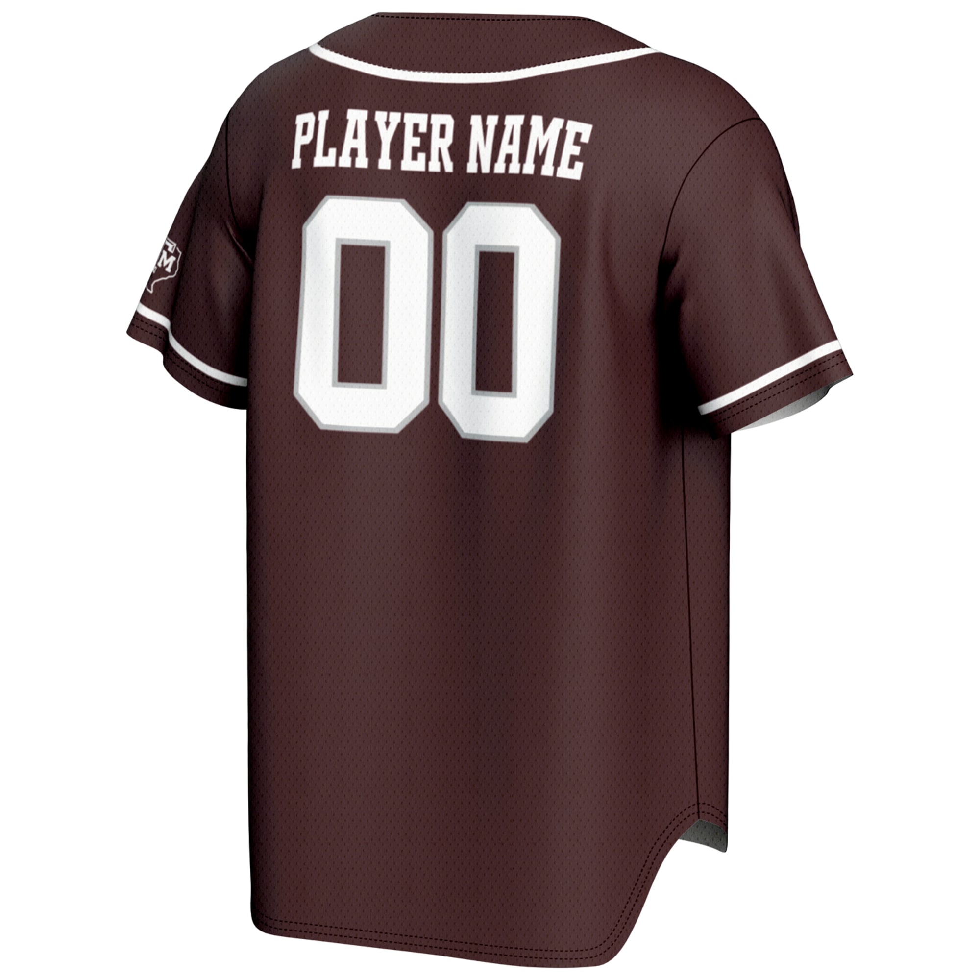 [NJP] Texas A&M Aggies GameDay Greats NIL Pick-A-Player Lightweight Baseball Jersey - Maroon