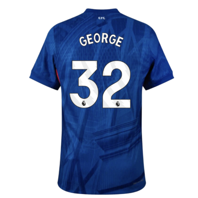 2025-20 Chelsea Authentic Home Football Shirt George 32 L M S