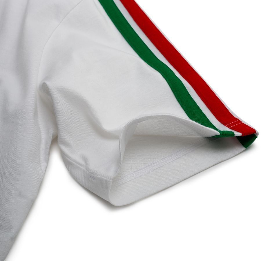 Italy T Shirt Dna Pure White Adidas National Team Wear