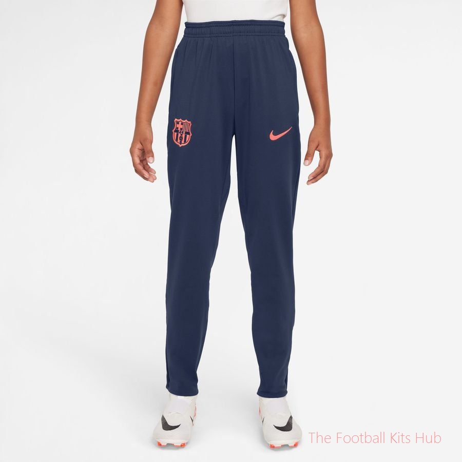 Barcelona Training Trousers Dri-FIT Strike 3rd - Midnight Navy/Bright Mango Kids