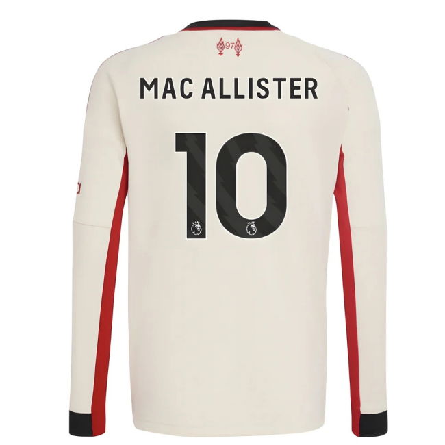 Liverpool 2025-20 Away Shirt Mac Allister #10 L M S Kids