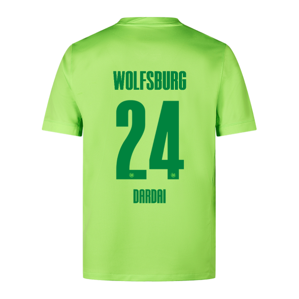 Wolfsburg's 24-25 Home Jersey Featuring Dardai 24