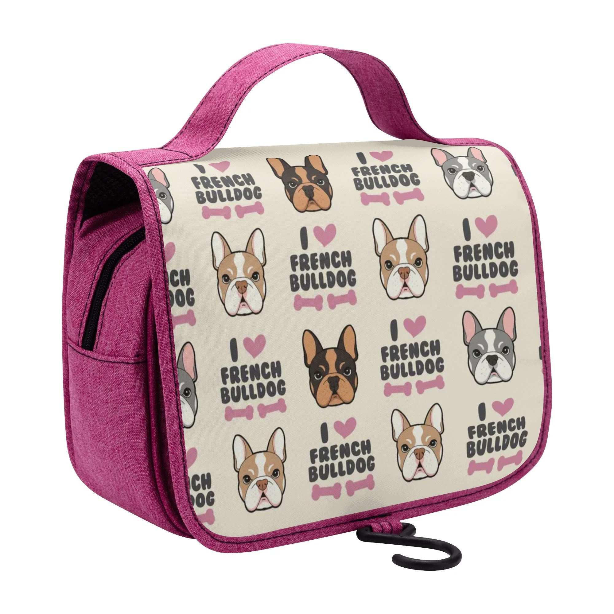 French Bulldog Sophie Cosmetic Travel Bag Useful Frenchie Gear