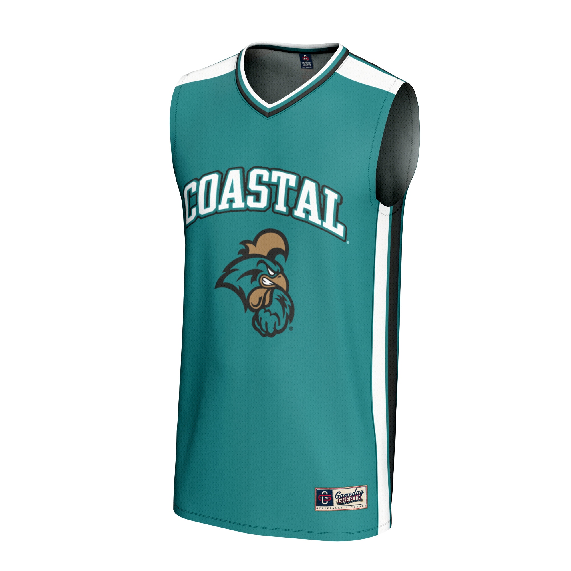 [DDG] Coastal Carolina Chanticleers GameDay Greats Youth Basketball Jersey - Teal