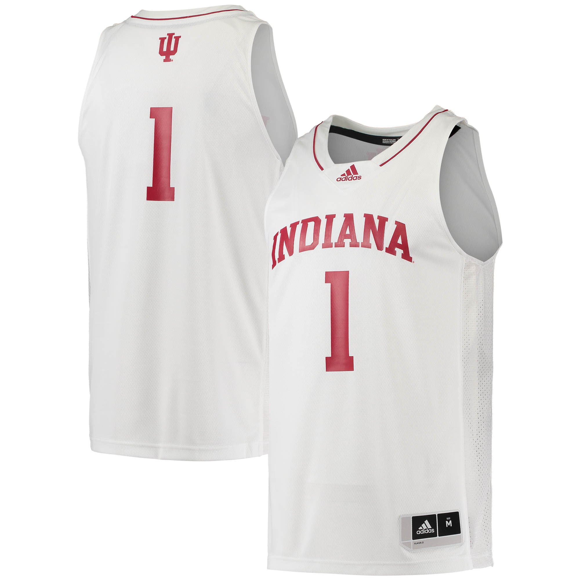 [NJP] Indiana Hoosiers Swingman Team Basketball Jersey - White