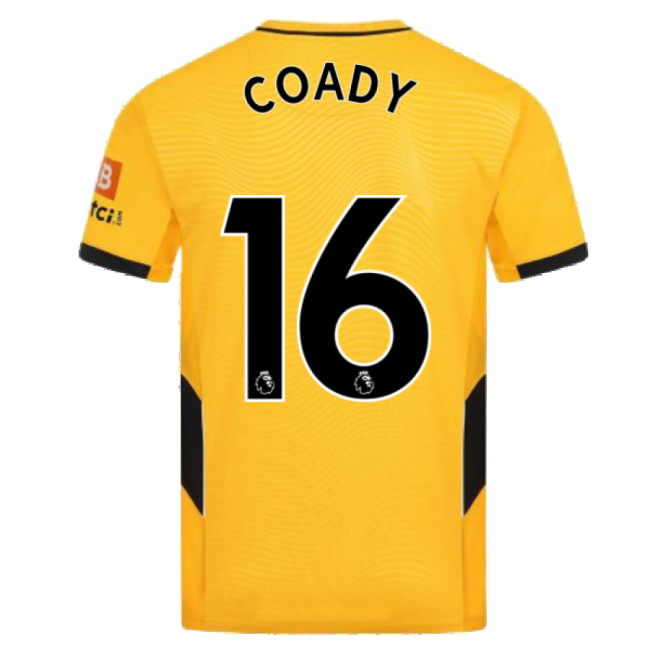 High Performance Wolves Wolves Home Shirt Coady #16 Updated Design...