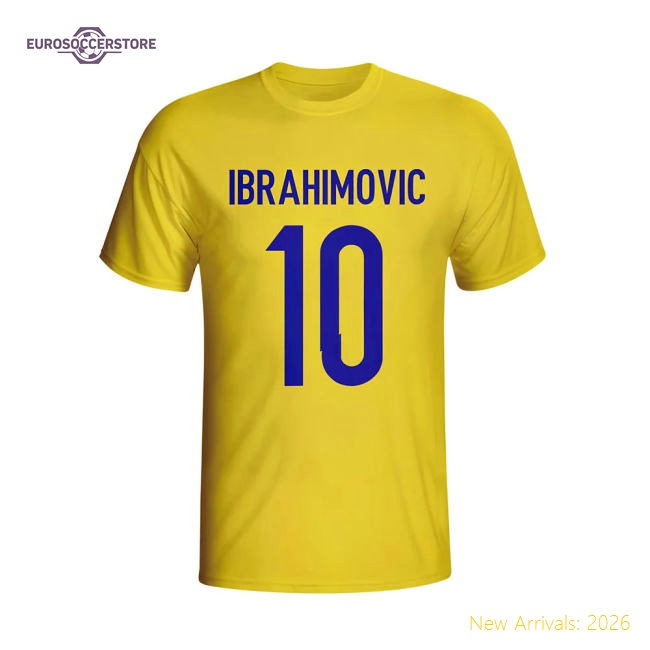 Zlatan Ibrahomovic Sweden Hero T-shirt (yellow) - Kids