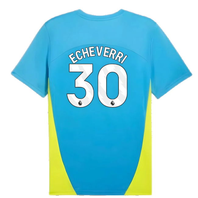 2024-2025 Man City Training Shirt (Magic Blue) (Echeverri 30)