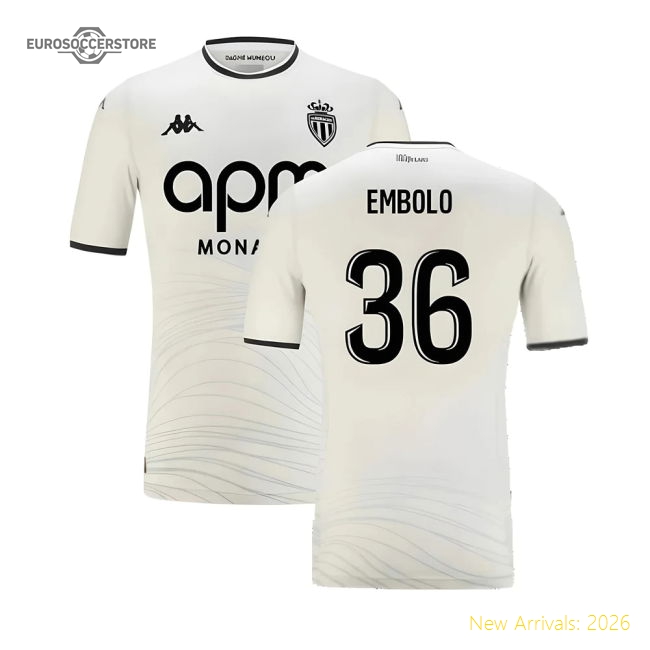 2024-2025 As Les Monegasques Third Shirt (embolo 36) - Cost-effective