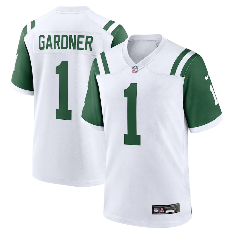 None Ahmad Sauce Gardner New York Jets NFL Team Authentic Jersey