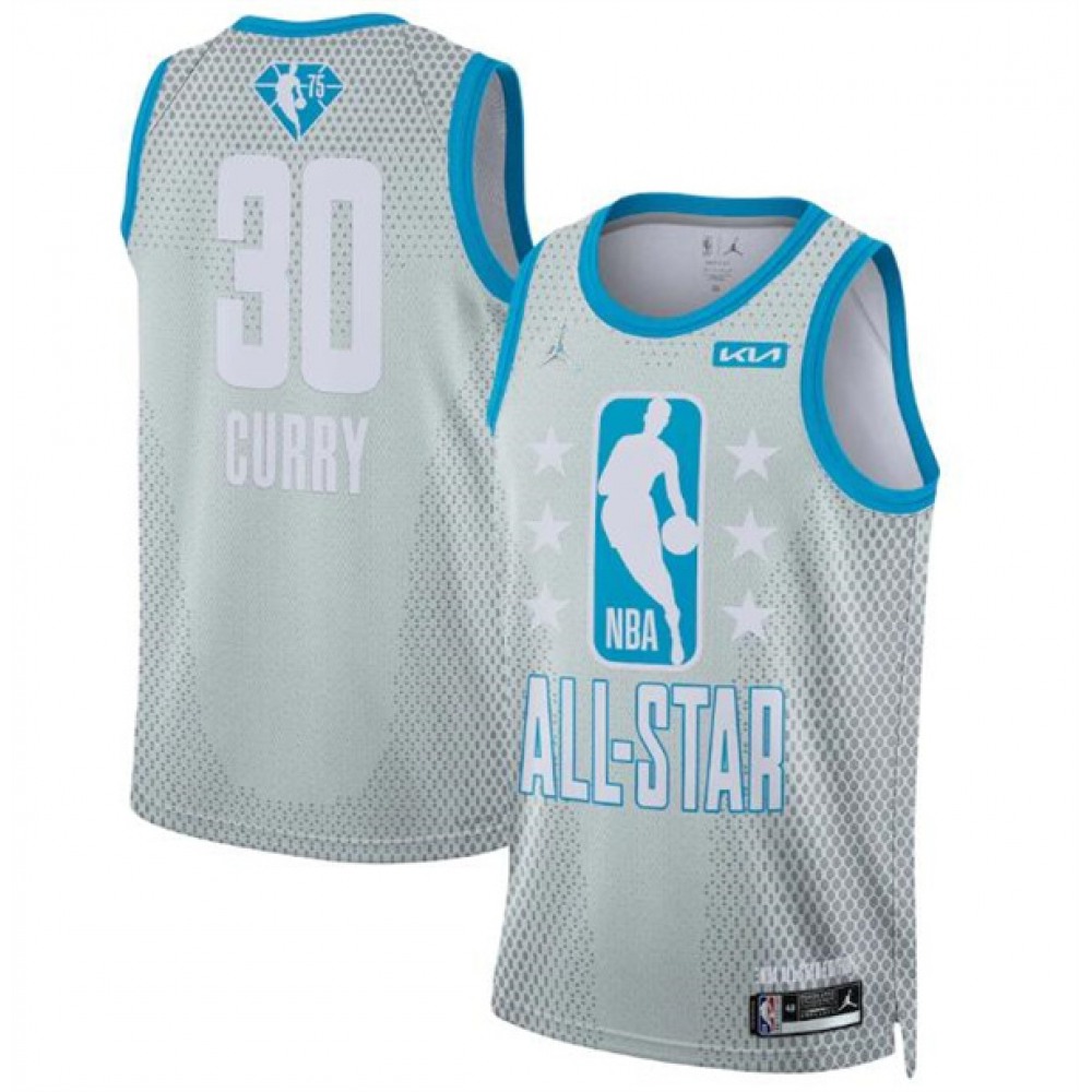 Durable Stephen Curry30 Jersey Gray - - Game Day Essential