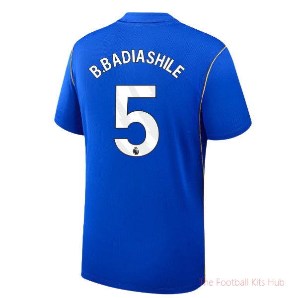 Chelsea 2026-2027 Home Shirt B Badiashile #5 Club Kit Team Jersey